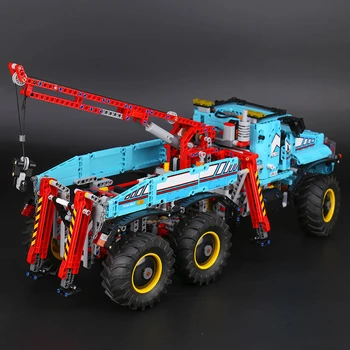 

New 20056 LepinBlocks 6x6 All Terrain Tow Truck Compatible Technic 42070 Building Bricks Educational Toys Birthdays Gifts