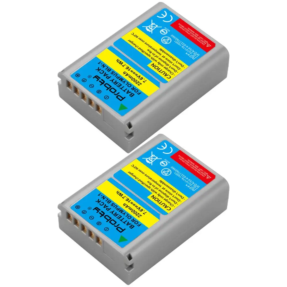 Bln Psbln1 Ps-bln1 ps Bln-1 Bateria de Reposição Mais Lcd Usb Carregador de Canal Único para Olympus E-m5 Om-d e Alta Qualidade 2200mah Bln1 - Image 6