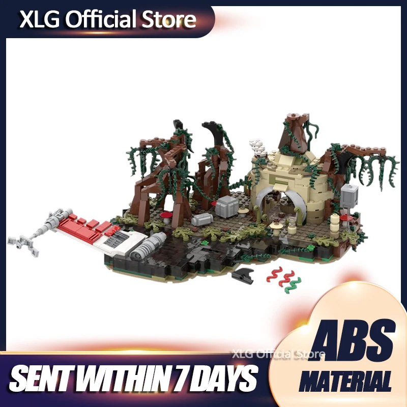 Деталей серия &quotЗвездные войны&quot сделай сам &quotDagobahed playset конструкторных блоков Детские кубики коллекция