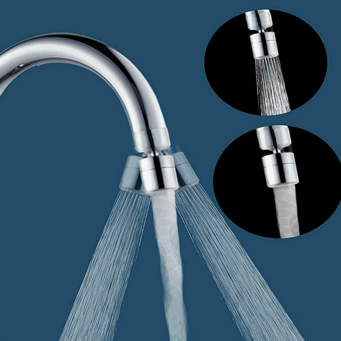 Kitchen Tap Head 360 Degree Swivel Bubbler Sink Faucet Water Saving Filter Sprayer Home VJ-Drop