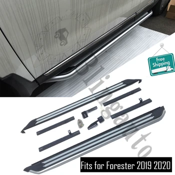 

Fits for S ubaru Forester 2019 2020 2Pcs left right running board side steps nerf bar car pedal side stairs