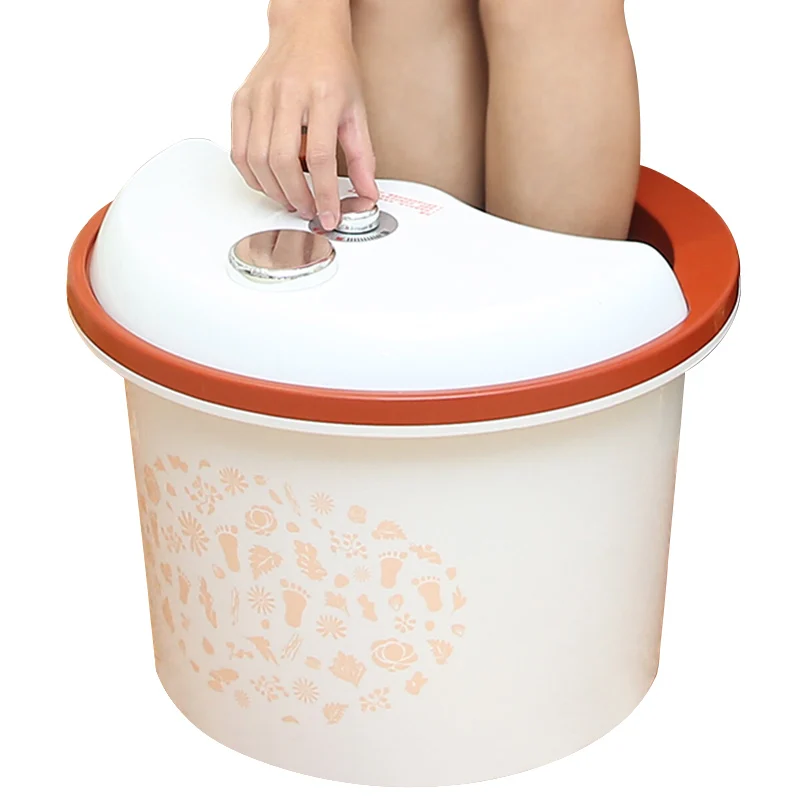 Foot soaking Bucket Plastic Non electric Constant Temperature Heating Foot washing Basin Over