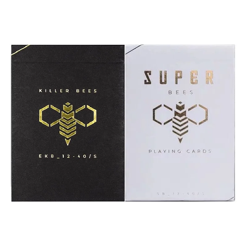 Ellusionist супер пчелы игральные карты убийца пчела колода белый/черный покер USPCC