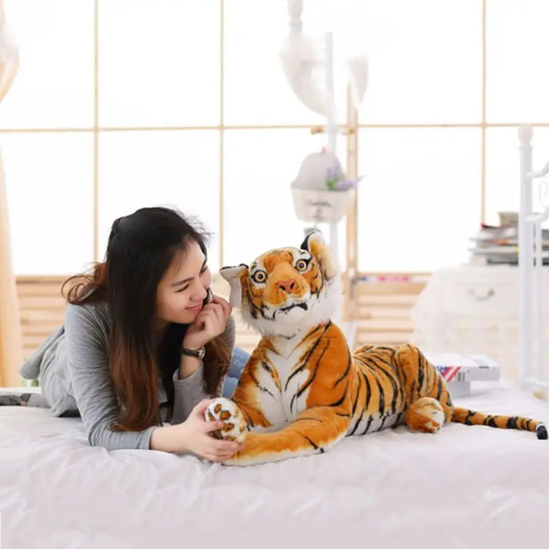 Мягкая мягкая плюшевая игрушка Sumatran Tiger подушка мультяшное животное большой