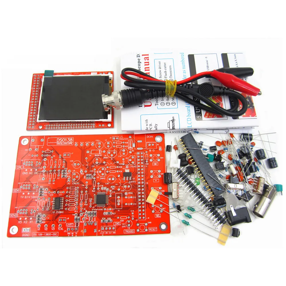 Цифровой осциллограф STM32 цифровой с акриловым чехлом | Электроника