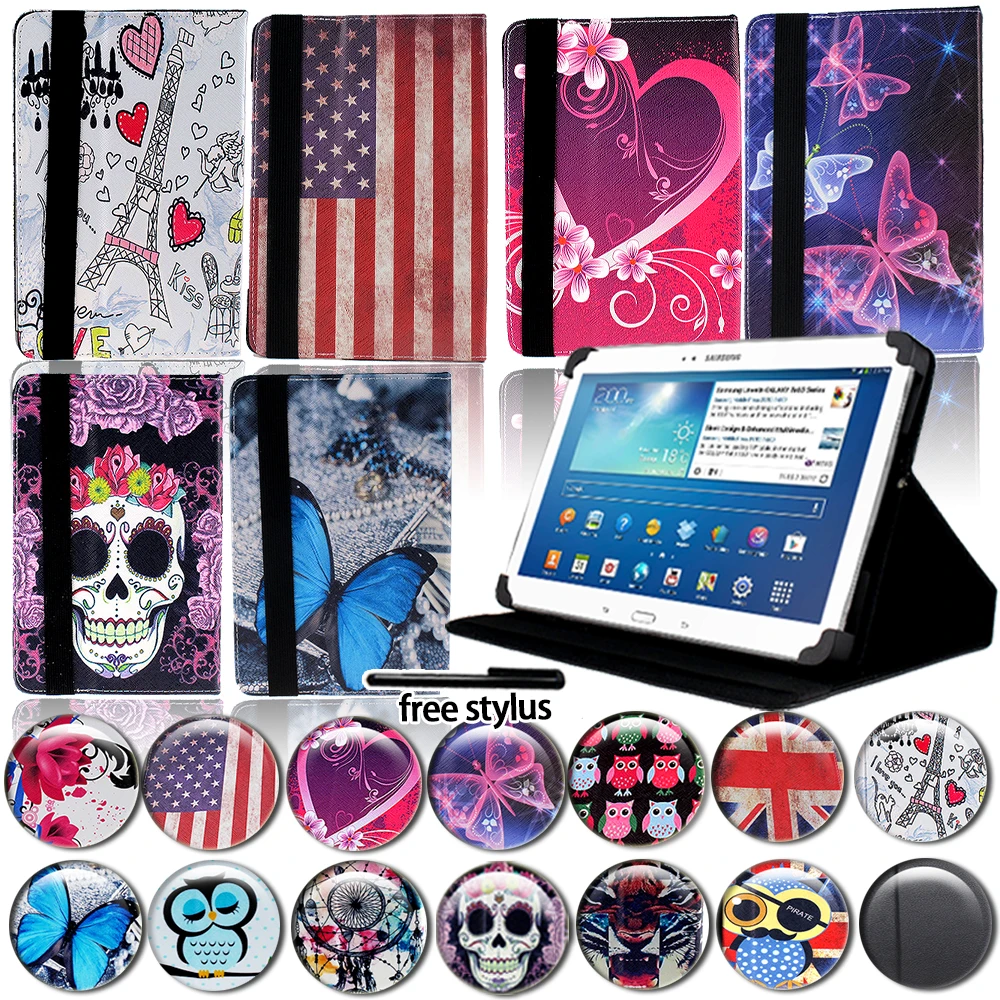 

Universal Tablet Case for Samsung Galaxy Tab E 9.6" /7" /8" Leather Shockproof Bracket Function Tablet Cover Stand Case Folding