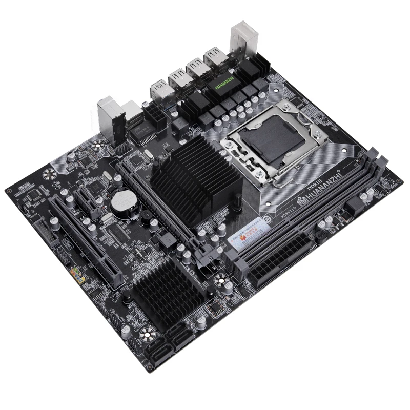Комбинированная материнская плата HUANANZHI X58 USB3.0 LGA1366 Материнская Плата ЦП Xeon X5560 с