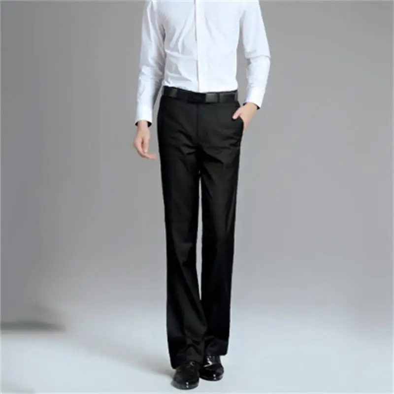 Men's Spring And Summer New Micro-Flared Trousers Slim Casual Pants