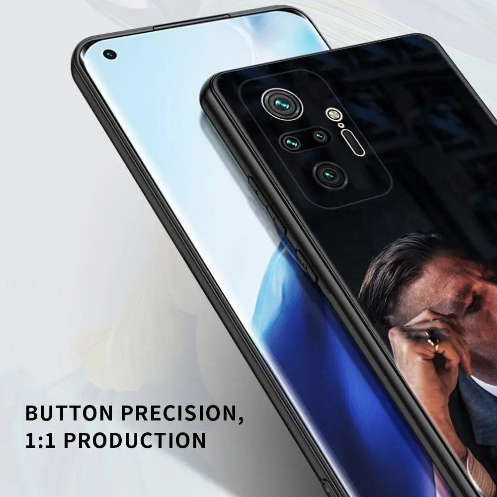 Phone case For Redmi Note 10 Pro Max 9 9s 9t 8t 7 Cover Soft Funda for Redmi K40 Plus 9A 9C 9T Coque Peaky Blinders