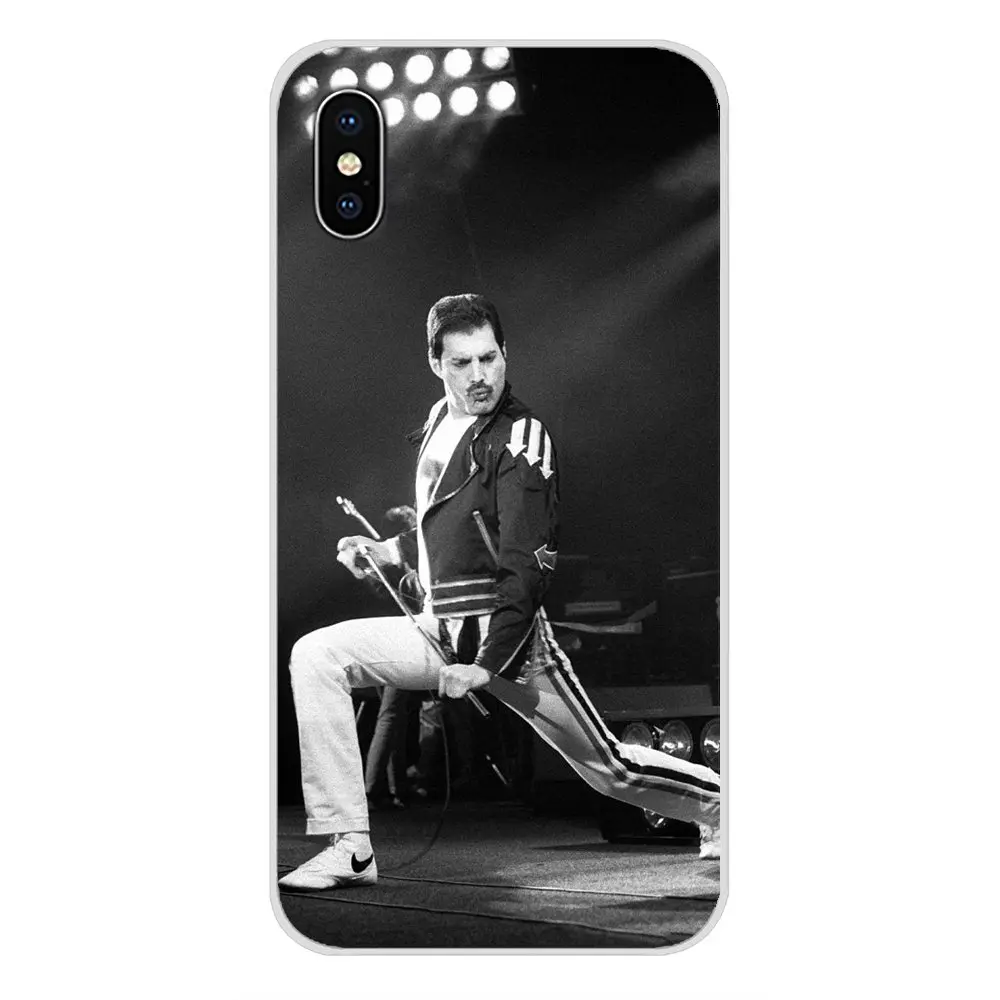 Прозрачные мягкие чехлы для Xiaomi Mi4 Mi5 Mi5S Mi6 Mi A1 A2 5X 6X 8 9 Lite SE Pro Max Mix 2 3 2S Freddie Mercury