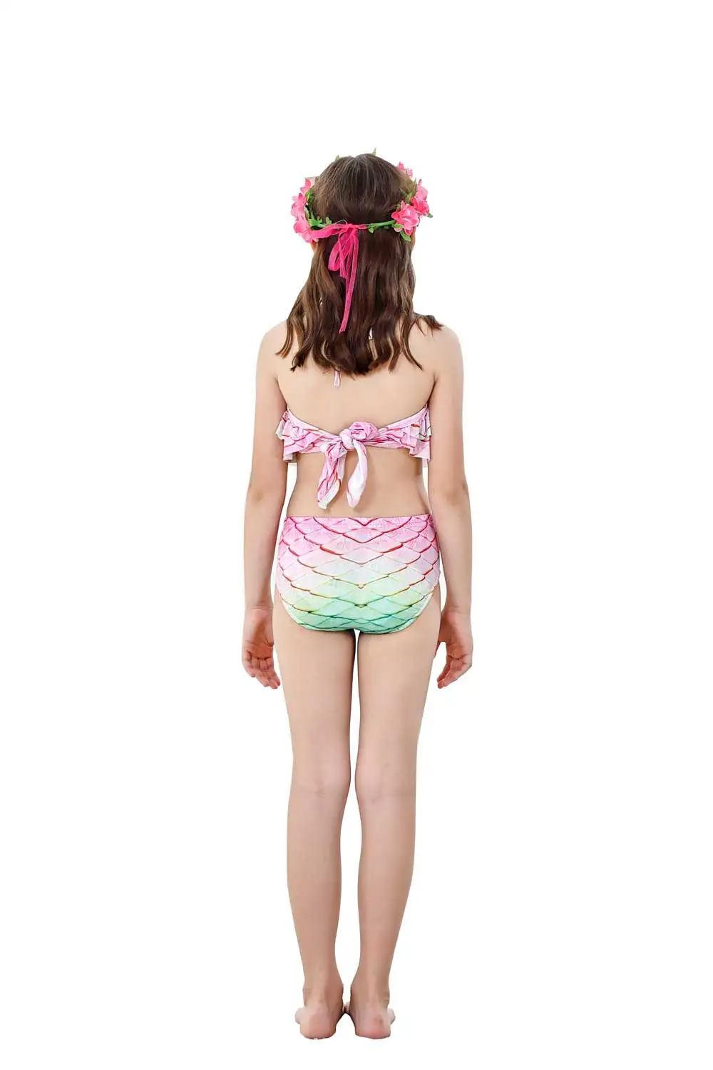 Girls-Walkable-And-Swimmable-Mermaid-Tail-Swimsuit-Cosplay-Costume-Kids-Children-Bikini-And-Sparkle-Mermaid-Swimtail(2)
