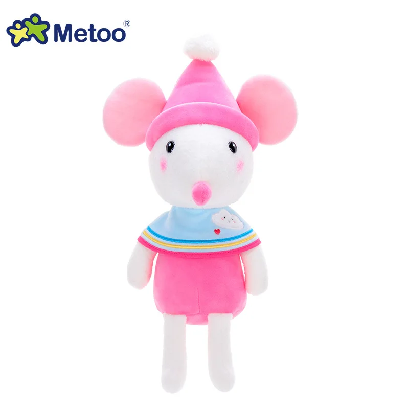 38 см мышь кукла Metoo набивные плюшевые игрушки животные Дети Игрушки для девочек Дети Мальчики Kawaii Детские Мультяшные плюшевые игрушки мягкие игрушки