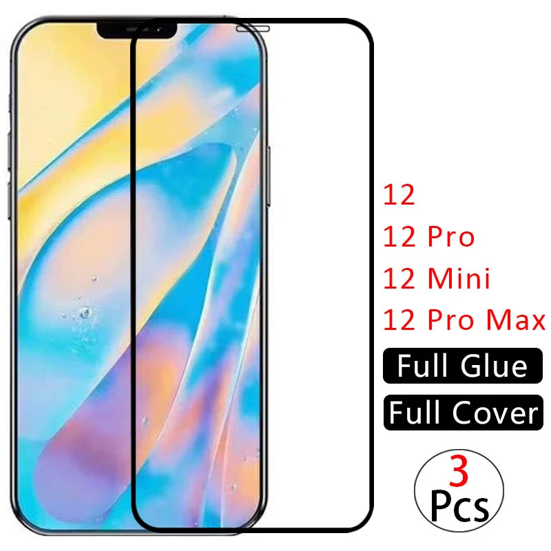 Custodia Per Iphone 12 Mini Pro Max Cover Screen Protector Vetro Temperato Su I Phone 12 Mini 12Pro Mas Iphone12 Custodia Protettiva In Coque