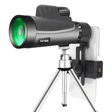 12x50 высокая мощность монокулярный телескоп компактный Зрительная труба с штативом телефон клип адаптер для наблюдения за птицами Туризм Кемпинг
