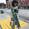 2022 Bohemian Printed Summer Beach Wear Clothes Long Kimono Cardigan Plus Size Cotton Tunic Women Tops and Blouse Shirts A147 ► Photo 3/6
