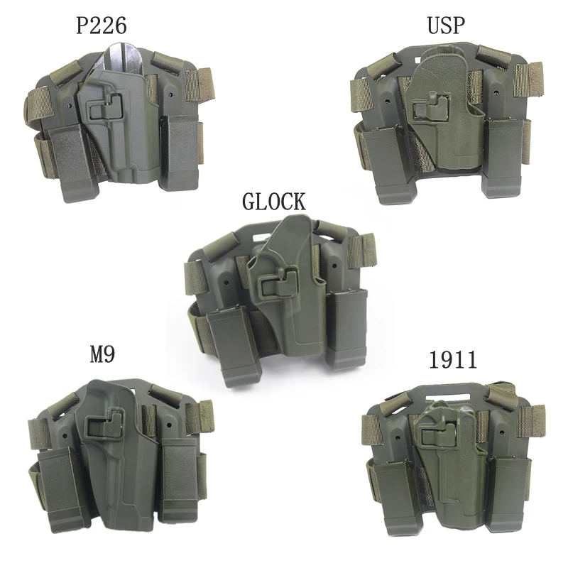 

CQC Thigh Leg Holster for Glock USP P226 M9 1911 Airsoft Tactical Thigh Leg Holster Platform Gun Accessories For Hunting