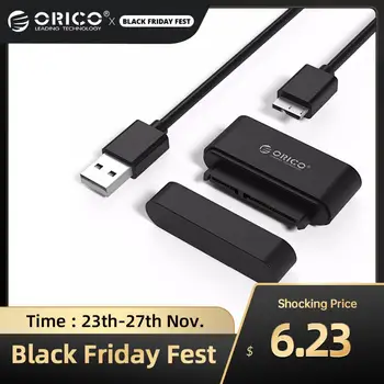 

ORICO 2.5 Inch Hard Disk Driver Adapter Cable Converter Super Speed USB 3.0 To SATA 22 Pin (27UTS-BK) HDD Dock Station for WD