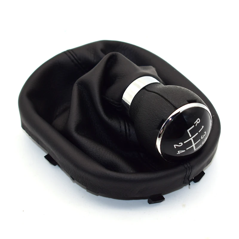 5 Speed For Volkswagen VW Caddy 2 II MK2 Touran 2004-2009 high quality Car Gear Shift Knob Lever Gaitor Boot Cover