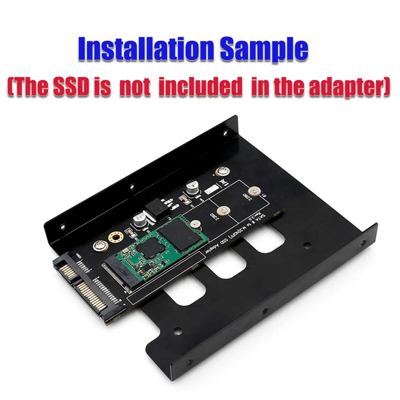 M.2 Ngff Ssd для Sata 2,5 интерфейс Usb 2,0 плата адаптер конвертер карта с 3,5 кронштейн жесткого диска