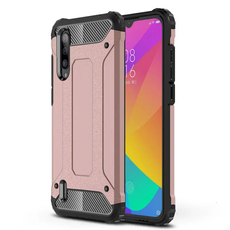 1000 шт Бронированный чехол s для Xiaomi mi A3 Lite A2 A1 F1 Play Max 2 mi x 2 S 3 Note 2 противоударный чехол-гибрид для телефона двухслойный чехол