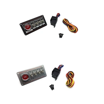

New Arrival-12V LED Ignition Switch Panel for Racing Car Engine Start Push Button