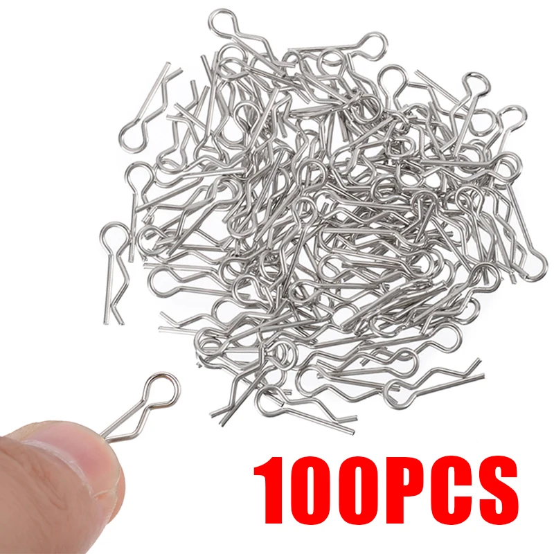 100 шт./компл. 18х1 мм Металлические зажимы для корпуса пряжки 1/16 RC дистанционного