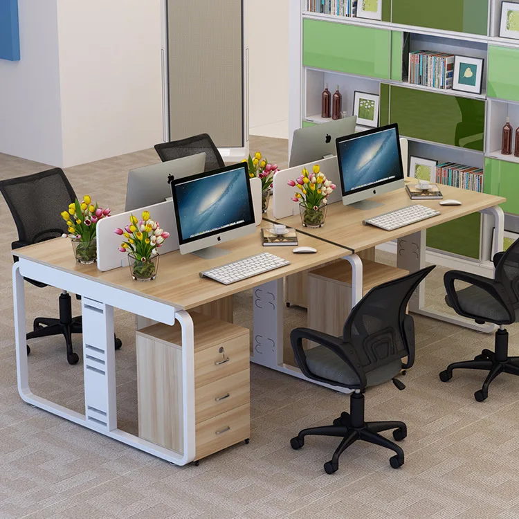 

Manufacturers Direct Selling Working Card Bit Office Tables And Chairs Combination Employee Computer Table a Complete Range of S