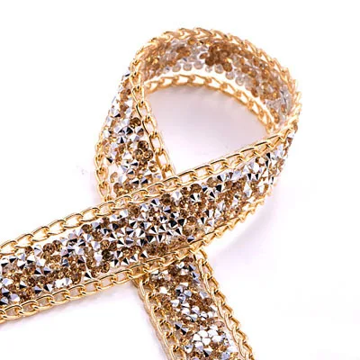 ZD006 Prajna 1 ярд 2 см горячей фиксации отделка со стразами цепи мотив стразы кристалл для свадебного платья обувь сумки аксессуары DIY - Цвет: ZD006