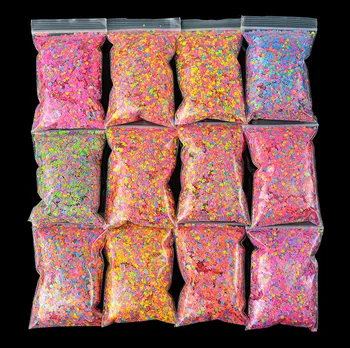 

500g/Bag Nail Glitter Butterfly/Round/Hexagon Sequins Decorations Slices DIY Spangles Manicure Nail Patch Nail Art Flakes Ta#007