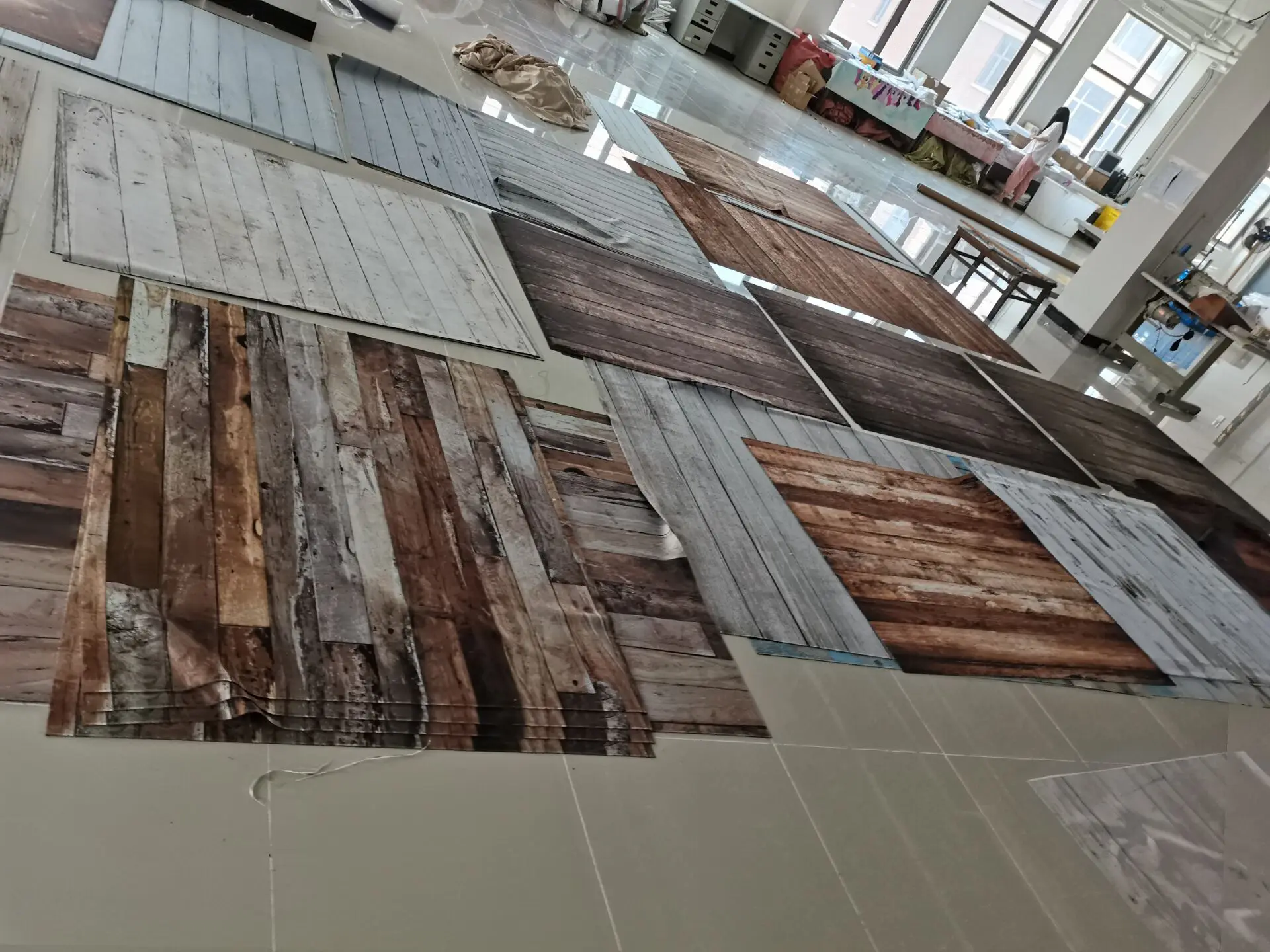 Vinyl Wood Floor Photography Background Rubber Floor Photo Background Baby Portrait Backdrop Newborn Photocall Studio Prop
