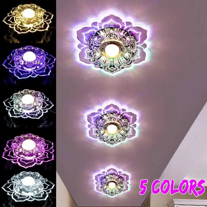 Multicolor Kristal Modern LED Ceiling 