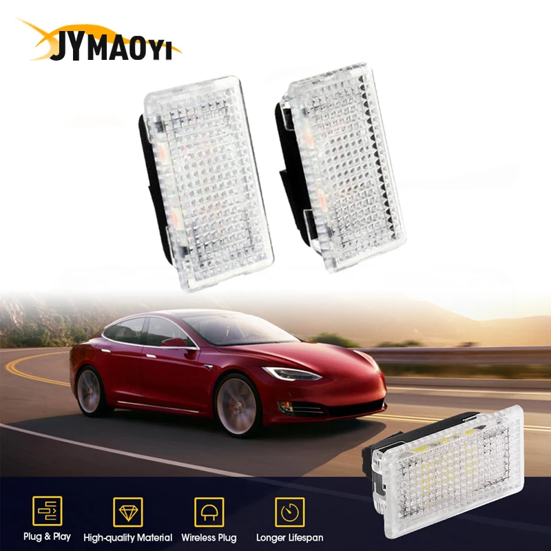 

4 pcs car Lighting LED Interior Light Bulbs door atmosphere light For Tesla Model 3 Model S Model X Indoor led light Door Lamp
