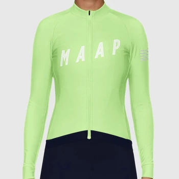 

Women Cycling Jerseys Maap Spring Autumn Long Sleeve Bicycle Wear MTB Bike Cycling Clothing Tops Maillot Ciclismo Bike Shirt