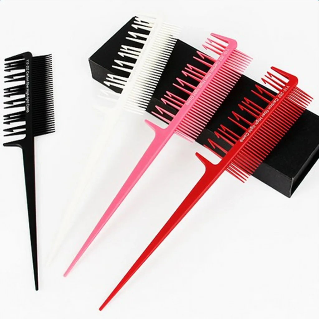 Premium 2-Way Weaving & Sectioning Foiling Comb for Hair Coloring, Highlighting, Balayage, Microbraiding & More Premium 2-Way Weaving & Sectioning Foiling Comb for Hair Coloring, Highlighting, Balayage, Microbraiding & More