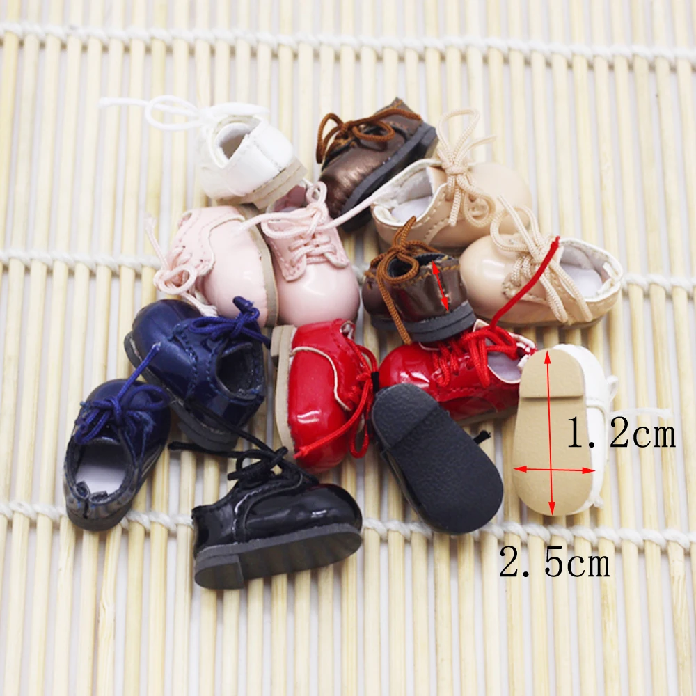 OB11 Doll PU Leather Shoes Suitable for 1/12 BJD GSC obitsu11 doll Accessories