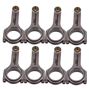 

8PCS Forged 4340 Connecting Rods For BMW M60 M60B40 4.0L M62 4.4L 143mm Conrods Rod Con rod ARP 2000 Bolts 800HP Bielle Piston
