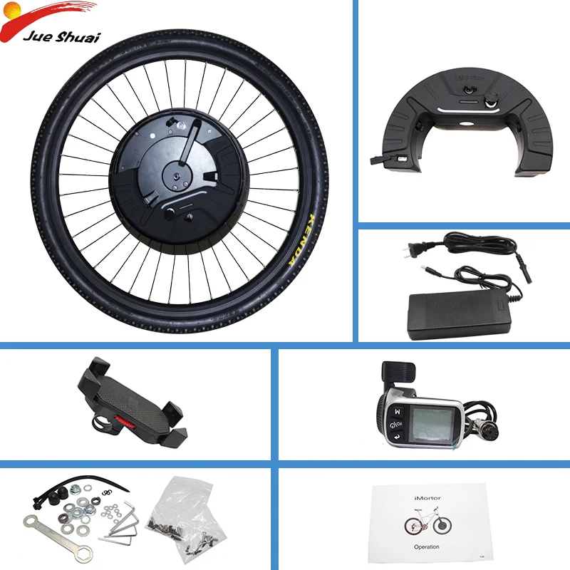 

New 36V350W imotor 3 in Electric Bicycle Motor DC Motor Front Motor Wheel Speed 40KMH Electric Bike Conversion Kit MTB Road Bike