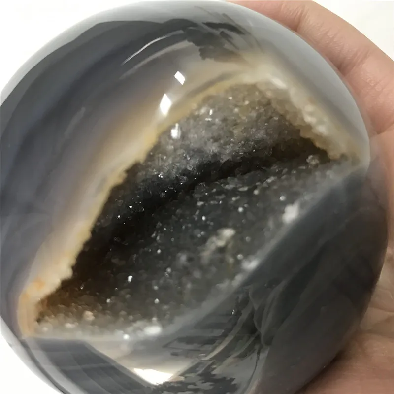 Натуральный агат Geode шар кристалл кластеры Сфера драгоценный камень ручной работы полированная фигурка кварц для лечения камень декоративные подарки