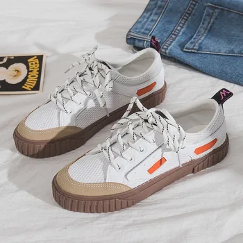 

2019 autumn Casual canvas women shoes fashion sneakers flats shoes woman Comfortable sneakers baskets lace up femme shoes U7-41