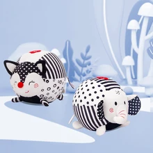 

Baby Training Black White Ball 0-1 Year Baby Grasping Soft Cloth Ball Learning To Crawl Early Education Toy Hand Grasping Ball