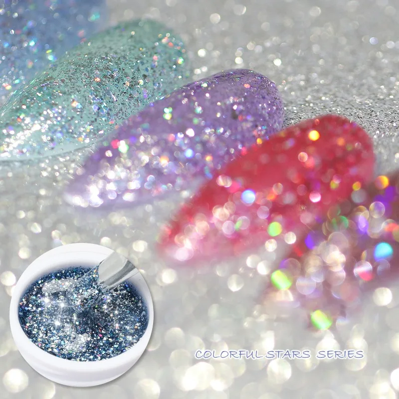 

Shimmer Diamond UV LED Lamp Nail Gel Bling Glitter Paint Nail Polish Gellak Lacquer Enamel Gel Nail Extension Gel Nail Art Gel