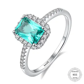 

Ring lake Blue Stone,New Thomas Style Glam Fashion Good Jewelry For Women 2020 Ts Gift In 925 Sterling Silver