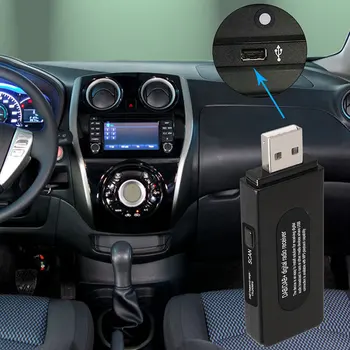 

DAB/DAB+ Digital Car Radio DAB Adapter Universal Car DAB+ Digital Radio Anti-Interference Speaker DC 5V RDS Function Portable