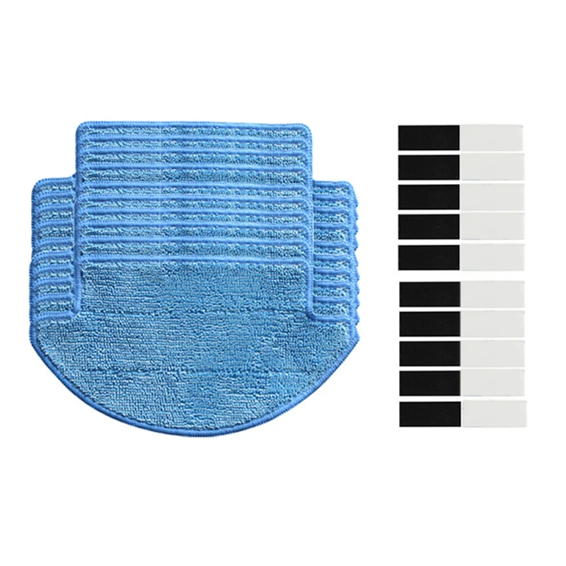 

20PCS/LOT Robot Mop Cloths +Paste Kit for Xiaomi Mi Robotic Vacuum Cleaner Parts