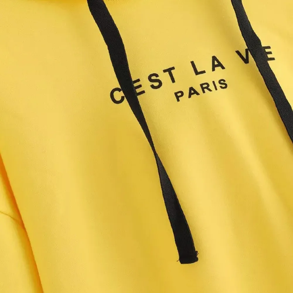 Женская толстовка с длинным рукавом и надписью свитшот пуловер топы блузка