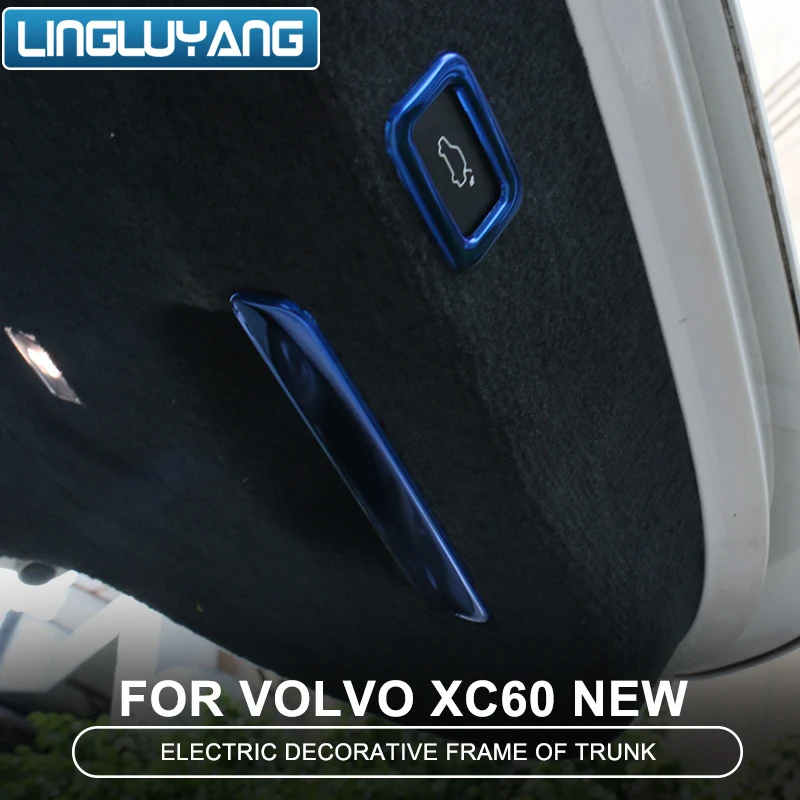 Автомобильный Стайлинг из нержавеющей стали багажник Электрический