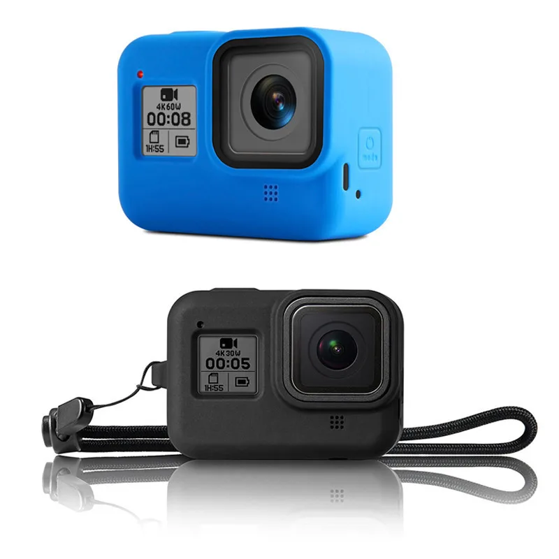 Защитный силиконовый чехол с рамкой для камеры s спортивный ремешок 8& GoPro камера ручной для спортивных видео аксессуары экшн