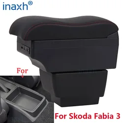 Reposabrazos para Skoda Fabia 3, caja de almacenamiento de piezas para coche, accesorios para coche, Combi, 2015 2020