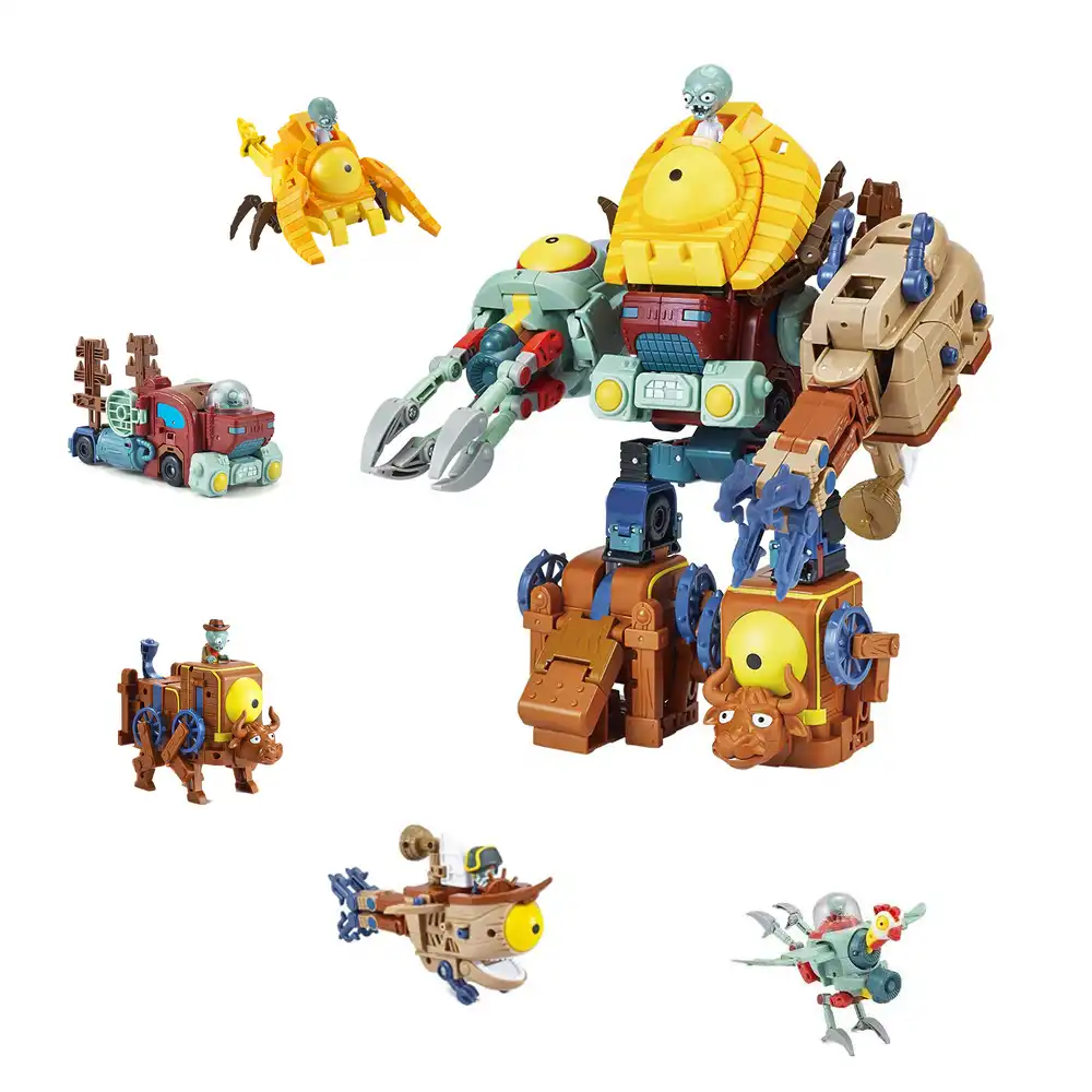 Large Genuine Plants vs Zombies Toys 2 Transformer Toy Robot Giant Kong