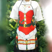 Женский сексуальный фартук, Мультяшные забавные рождественские фартуки для праздников и вечеринок украшения, фартук для стрижки волос#11